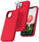 TOCOL Silicone for iPhone 14 Plus Case 6.7-Inch, Liquid Silicone Multi-Color Slim Silky-Soft Touch Anti-Scratch Shockproof Protective Phone Cover, Red