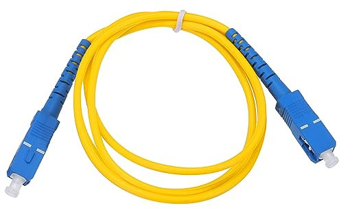 sourcing map 3.28Ft Single-mode Simplex Fiber Optic Patch Cable SC to SC for Data Centers Router Switches Transceivers