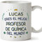 MUGFFINS Tazas Personalizadas para PROFESOR DE QUÍMICA hombre - En Español - Mejor del Mundo - 11 oz / 330 ml - Regalo Personalizable original y divertido