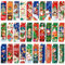 MWOOT 30 Stück Weihnachts Papier Lesezeichen, Doppelseitige Paper Bookmarks mit Weihnachtsmann Design, Christmas Page Marker für Buchliebhaber, Studenten, Partygeschenke, Geschenktüte (15x4cm)