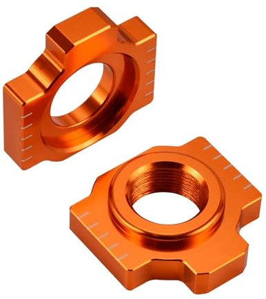LOTFI Bloques de Eje de Motocicleta, Tensor de Ajustador de Cadena Apto for KTM 690 790 Duke 2018 2019 690 SMC R Supermoto Enduro R Hard Enduro