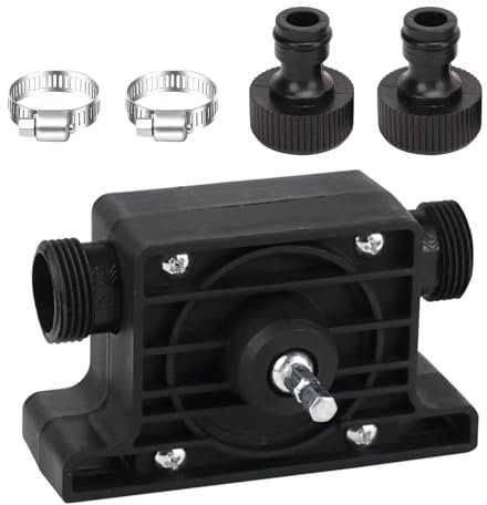 Tragbare Bohrmaschinenpumpe, Selbstansaugend Elektrobohrpumpe, Elektrische Mini Bohrpumpe, Wasserpumpe für Wasser, Öl, Diesel