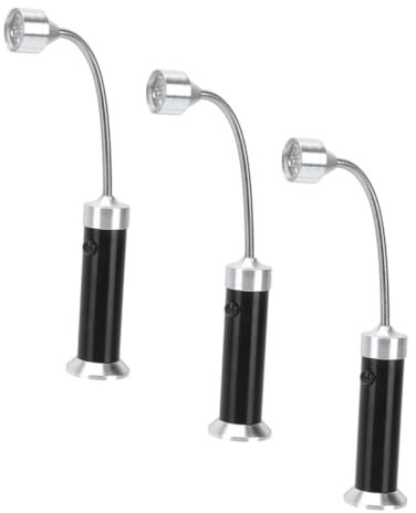 Veemoon 3pezzi Lampada Barbecue Led Con Tubo Flessibile e Magnetica Flashlight Flessibile Per Outdoor Lampada Da Lavoro Resistente e Facile Da Installare
