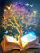 Diamond Painting Baum Des Lebens Erwachsene, Buch Diamond Painting Bilder xxl Groß 50x70cm, 5D Diamant Painting Set, DIY Crystal Arts Diamond-Painting, Diamond Painting Set, für Wand Deko Aesthetic