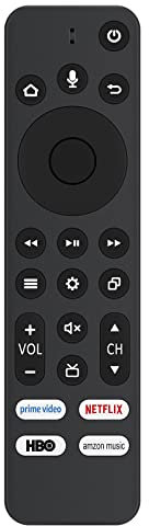 PERFASCIN Replace Voice Remote Control Fit for TCL/Amazon TV Stick 4K Streaming Device with Prime-Video NE Dis and Hulu Buttons