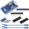 DAOKAI Pro Micro ATmega32U4 5V/16MHz Module Pro Micro IDE Micro USB Development Board Microcontroller Serial Connection with Pin Header - 2pcs