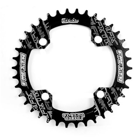 HOUSON Plato de bicicleta, platos anchos 104 BCD 34T 38T 42T para bicicletas de carretera, BMX MTB 34T