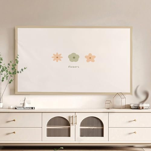 Coperture per Pc TV Copertura per Display per Interni Copertura Antipolvere per TV Protezione per Lo Schermo Protezione Antipolvere Solare Copertura per Monitor per Pc T(Size:42IN(W98xH63CM),Color:C)