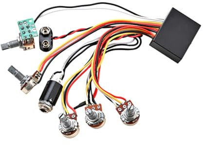 Toyvian Bass Preamp Circuit Modification Supply for Electric Guitar Bass Accessory