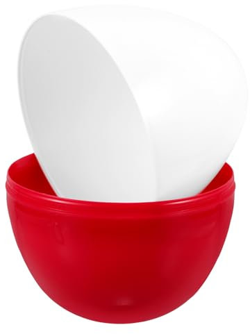 BESTonZON Große Befüllbare Ostereier Aus Kunststoff Jumbo Ostereier Für Osterparty Dekoration Und Wiederverwendbare Und Realistische Eierschalen Für Füllungen Und