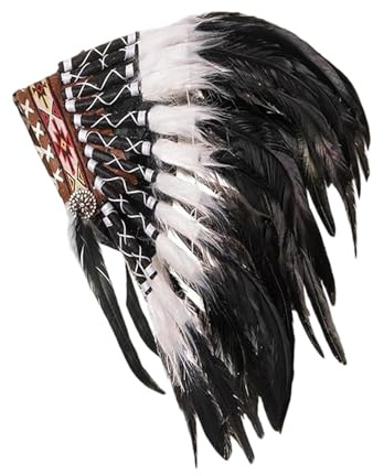 APLVFFZH Indianischer Kopfschmuck für Maskenball Rollenspiel Mottoparty