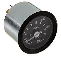 Tachometer mit Beleuchtung, ohne Kontrollleuchte - ø 60mm - ohne Leuchtmittel - 100km/h