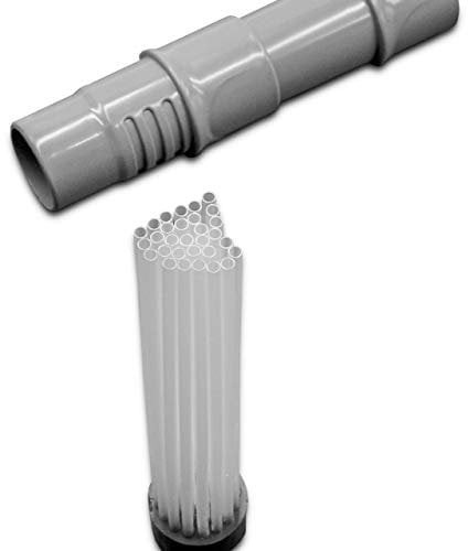 vhbw spazzola attacco aspirapolvere universale compatibile con tutte le comuni aspirapolvere - Tubetti piccolissimi e flessibili, pulizia di piccole parti