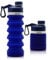 ONTA Botella De Agua Plegable - Botella De Agua Plegable De Silicona Libre De BPA para Viajes, Aprobada por La FDA, Botella De Agua Portátil De Silicona De Grado De Fugas para Viajes