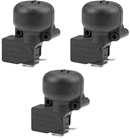 sourcing map Kippschalter Anti Neigung umkippen Schalter für Terrasse Garten Heizung elektrischer Ventilator 3 Stück