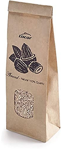 Lacor - 69553 - Fumeur Alimentaire, Sciure de Fumée, Bois d'amande, 100% Naturel, Saveur d'amande: fournit un arôme doux, sucré et floral, 100gr