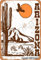 Arizona Poster Desert 20,3 x 30,5 cm Vintage Look Blechdekoration Malerei Schild für Zuhause Küche Bad Bauernhof Garten Garage inspirierende Zitate Wanddekoration