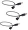 winwill Paquete de 3 cables USB de 5 V a 3 pines/4 pines, color negro USB a CPU de computadora PWM 5 V USB con funda para ventilador adaptador de alimentación de ventilador de 11.8 pulgadas