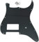 Dopro ST Strat One Humbucker-Gitarren-Schlagbrett, 11 Loch, passend für Fender Delonge, Schwarz, 3-lagig