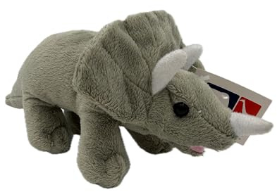 Cornelißen Dino Kuscheltier Triceratops L 19 cm Grau Plüschtier Dinosaurier Stofftier Kinder Geschenk