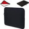 ZENO Laptop Sleeve Case Protective Soft Padded Zipper Cover Carrying Computer Bag Compatible for Notebook Chromebook MacBook Pro MacBook Air (Black) (13.3)