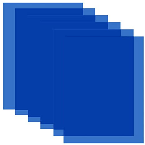 Selens 6PCS 40x50cm Lighting Gels Filter Blue CTB Flash Gel Light Color Correction Transparent Overlays Film 800W Red Head Strobe Spotlight Light Photography Photo Studio Reading Craft