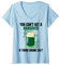 Damen Sie können keinen Kater bekommen, wenn Sie rund um die Uhr betrunken sind Irish Beer T-Shirt mit V-Ausschnitt