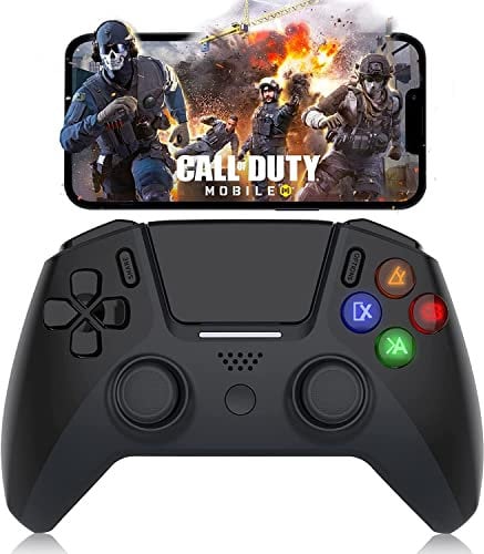 arVin Controller gamepad wireless per iPhone, controller joystick di gioco mobile per iOS iPad Notebook MacBook, gamepad Bluetooth per PS4, PS3, PC, Apex Legends, Call Of Duty, Genshin Impact