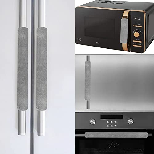 LyfLux Lot de 5 housses de poignées de porte de réfrigérateur lavables pour cuisine, réfrigérateur, four, micro-ondes, lave-vaisselle - Protection antidérapante pour empêcher les taches de liquide