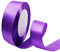 POPOYU Nastro di Raso, 25mm x 23 Metri Nastro Viola Satinato per Artigianato Natale Decorazioni, Adatto per Confezionare Regali, Feste di Compleanno, Matrimoni, Abbellire e Tanti Altri