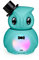 Kids Storyteller mit Nachtlicht + Projektor Eule [Blue]