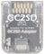 Tonguk Pour GC2SD Micro SD Card Adapter Adaptateur de carte mémoire pour Consoles pour GameCube Wii Adaptateur lecteur de carte SD2SP2 (translucide)