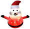 liuduo Decoraciones de Navidad, LED pingüino hada linterna decoración de fiesta LED césped linterna plegable regalos de año nuevo para el hogar patios salas de estar