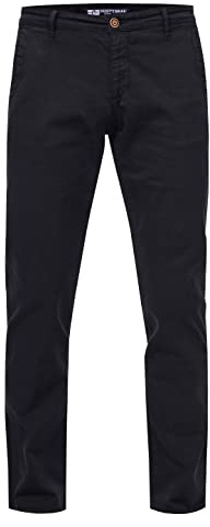 Rusty Neal Chinohose Stretch Regular Fit 'MARSU' Straight-Fit Stretch-Cotton-Pants Klassisch Geschnitten Freizeithose Business-Hose 233, Farbe:Schwarz, Größe Jeans 30L-36L:30W / 32L