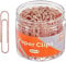 NEEWAY Rose Gold Paper Clips, 200 Count Large Size, 2 Inch Jumbo Paperclips, School and Office Supplies