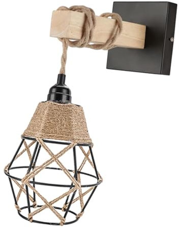 MagiDeal Applique Murale en Corde de, Lampe Suspendue, Applique Murale, éclairage pour la décoration de la Maison du Salon