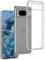 REY Coque pour Google Pixel 8, TPU Transparent en Silicone, Ultra Fine 0.33mm