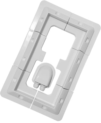 Soporte para panel solar para autocaravana, juego de 7 unidades | Soporte de montaje ABS sin taladros para caravanas, barcos, techos planos