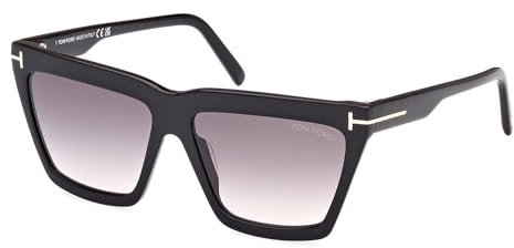 Tom Ford Sonnenbrillen EDEN FT 1110 BLACK/SMOKE SHADED 56/14/140 Damenbrillen