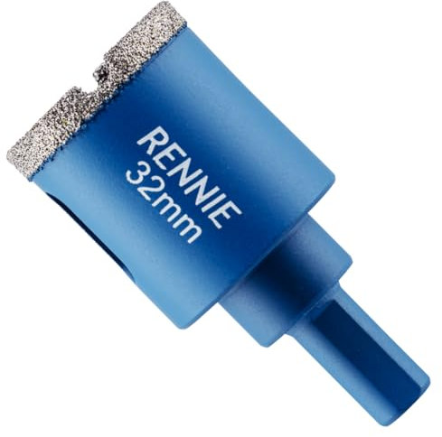32mm Diamond Hole Saw Drill Bit With Tri Shank For Porcelain Tiles Ceramic Slate Stone Granite Marble Glass. Diamond Core Holesaw/Hole Cutter