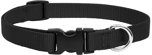 ieron Verstellbares Nylon-Ziegenhalsband mit Glöckchen, Anti-Verlust-Halsbänder für kleine Bauernhoftiere, Ziegen, Schafe, Kuh, Schwarz