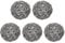 sourcing map 5 Pcs Wicker Rattan Balls 3 Inch Rattan Decorative Balls Vase Fillers for Wedding Party Centerpiece Bowls Home Decoration Grey