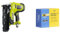 RYOBI - Cloueur de Finition 16G Air Comprimé 18V ONE+ - Pointe 19-64mm - Tête 1,6mm & Tacwise 0295 Clous de Finition Galvanisés de Type 16G / 35 mm, Lot de 2500