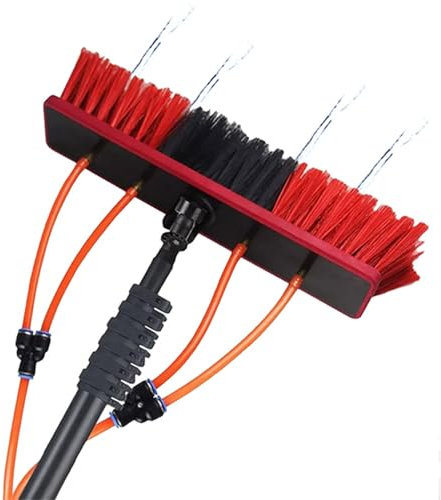 Teleskop-Fensterreiniger, Fensterreinigungsstange mit Wasserzufuhr, Solarmodul-Set, Fensterreinigungswerkzeug, Dachreinigungsausrüstung und Reinigung von Photovoltaikanlagen