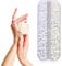 Half Round Pearls Nail Art Kit - Multi Size Flat Back Beads - Small White & Beige Pearls for Nail Art & Jewellery Crafting