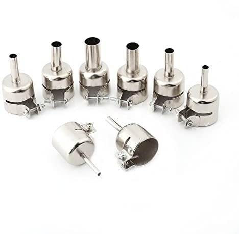 8PCS Hot Air Gun Nozzle Kit heat gun nozzles Heat Gun Nozzles Kit Hot Air Gun Tips 3 heat gun nozzles 4 heat gun nozzles 5, 6, 7, 8, 10, 12mm Hot Air Station Spachtel