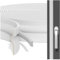 BKSAI Burlete Ventana Aislante Termico Ventanas Aislante Puertas de Entrada Burletes para Ventanas Autoadhesivo Insonorización Aislante Acustico (blanco, 3 m)