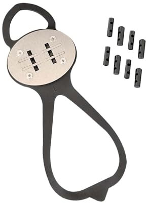 Sparking Feuerstein-Pads für Skateboard und Motorrad, Fahrrad-Reibungsfunken-Werkzeug-Set – 1 x Schuhüberzug + 8 x Feuerstein-Pads