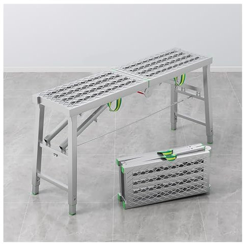 Generisch Klappgerüst, Gerüstwerkbankausrüstung, 40 cm breite Trittleitern for Haustechnik-Werkbänke(Length 140cm)