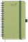 BEZEND Kalender 2025 2026 Klein Wochenplaner A6, 18-Monate Taschenkalender Juli 25-Dez 26, Buchkalender Ringbuch PU-Leder Softcover mit Stifthalter - Kiwi